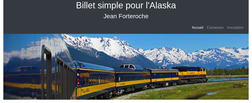 Train en Alaska